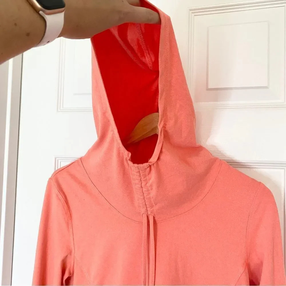 Marina Tech Athletic Salmon Fitted Hoodie - Picture 3 of 8